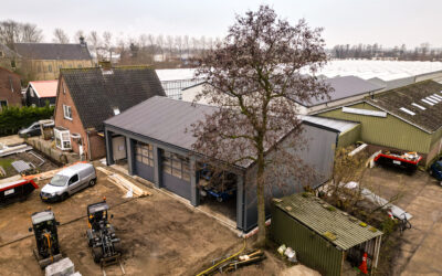 Nieuwbouw bedrijfshal
